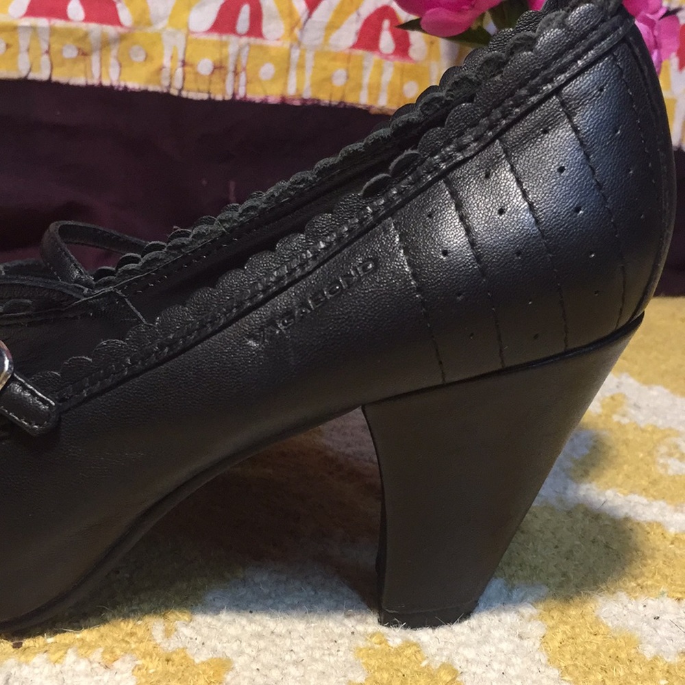 Vagabond Ladies Mary Jane Leather Heels Size 6.5/7 US womens 37EU - Picture 6 of 8